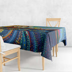 Sydney Opera House Tablecloth Aboriginal Dot Painting