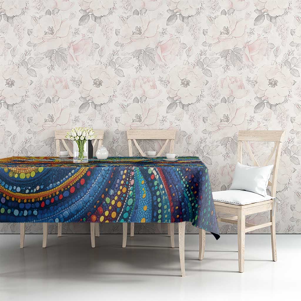 Sydney Opera House Tablecloth Aboriginal Dot Painting