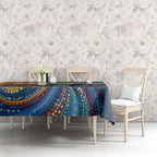 Sydney Opera House Tablecloth Aboriginal Dot Painting