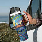 Sydney Opera House Tumbler With Handle Aboriginal Dot Painting