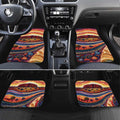 Uluru Ayers Rock Sunset Car Mats Aboriginal Dot Painting