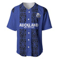 Custom Oceania Football NZ Auckland Baseball Jersey Maori Tribal Pattern