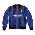 Custom Oceania Football NZ Auckland Bomber Jacket Maori Tribal Pattern
