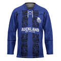 Custom Oceania Football NZ Auckland Hockey Jersey Maori Tribal Pattern
