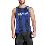 Custom Oceania Football NZ Auckland Men Tank Top Maori Tribal Pattern