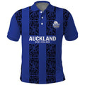 Custom Oceania Football NZ Auckland Polo Shirt Maori Tribal Pattern