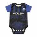Custom Oceania Football NZ Auckland Baby Onesie Minimal City Map Style