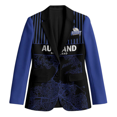 Custom Oceania Football NZ Auckland Blazer Minimal City Map Style