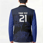Custom Oceania Football NZ Auckland Blazer Minimal City Map Style