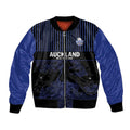 Custom Oceania Football NZ Auckland Bomber Jacket Minimal City Map Style