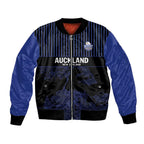 Custom Oceania Football NZ Auckland Bomber Jacket Minimal City Map Style
