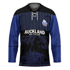 Custom Oceania Football NZ Auckland Hockey Jersey Minimal City Map Style