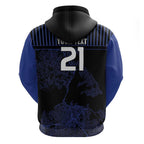 Custom Oceania Football NZ Auckland Hoodie Minimal City Map Style