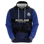 Custom Oceania Football NZ Auckland Hoodie Minimal City Map Style