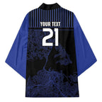 Custom Oceania Football NZ Auckland Kimono Minimal City Map Style