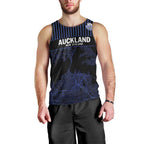 Custom Oceania Football NZ Auckland Men Tank Top Minimal City Map Style