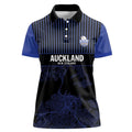 Custom Oceania Football NZ Auckland Women Polo Shirt Minimal City Map Style