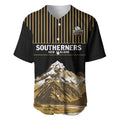 Custom Oceania Football NZ South Island Baseball Jersey Minimal Mount Cook Silhouette