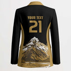 Custom Oceania Football NZ South Island Blazer Minimal Mount Cook Silhouette