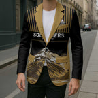 Custom Oceania Football NZ South Island Blazer Minimal Mount Cook Silhouette