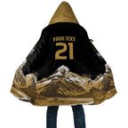 Custom Oceania Football NZ South Island Cloak Minimal Mount Cook Silhouette