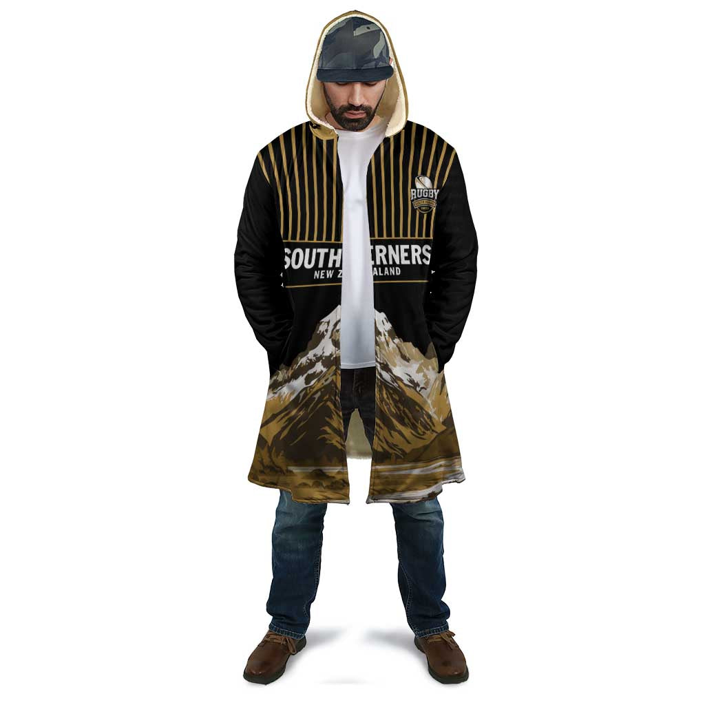 Custom Oceania Football NZ South Island Cloak Minimal Mount Cook Silhouette