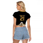 Custom Oceania Football NZ South Island Raglan Cropped T Shirt Minimal Mount Cook Silhouette
