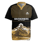 Custom Oceania Football NZ South Island Rugby Jersey Minimal Mount Cook Silhouette