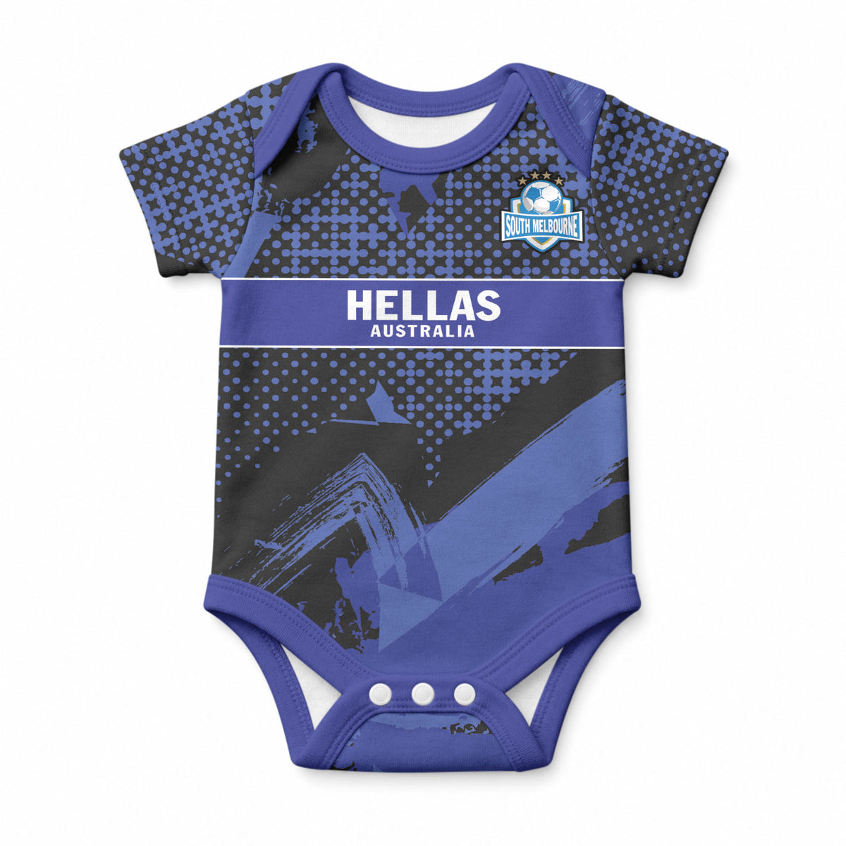 Custom Oceania Football South Melbourne Baby Onesie Hellas Australia Pride