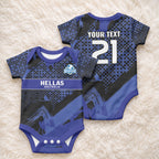Custom Oceania Football South Melbourne Baby Onesie Hellas Australia Pride