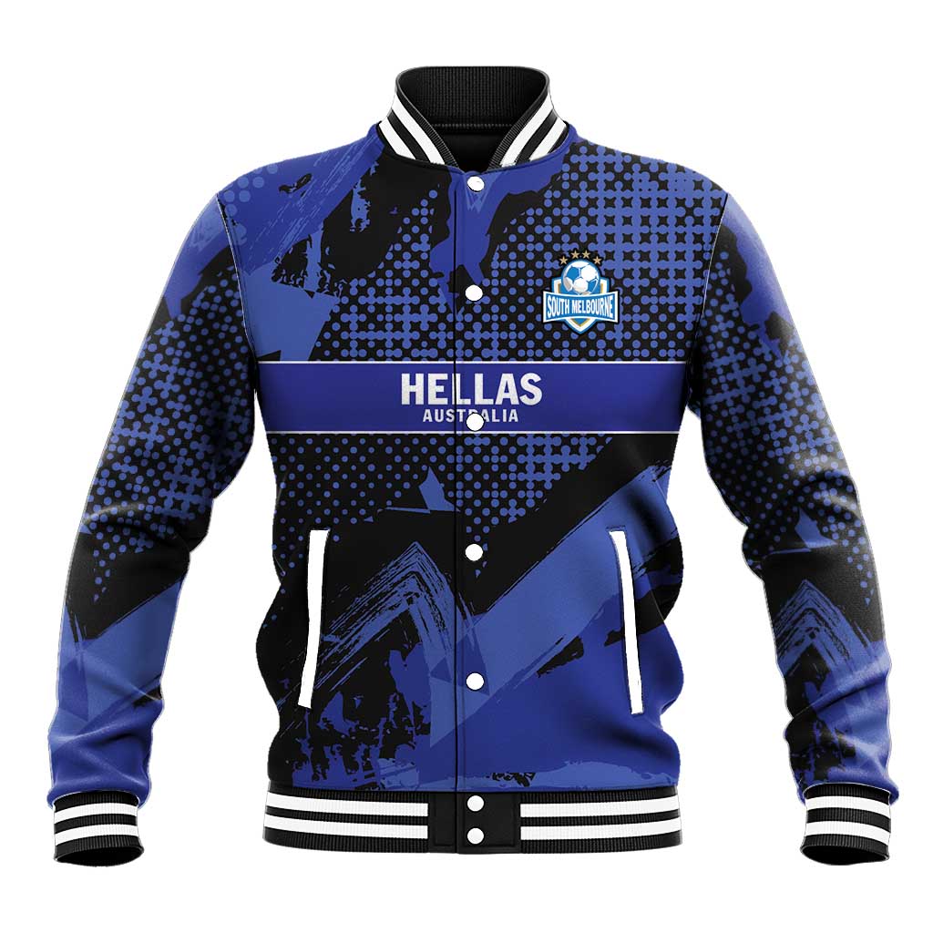 Custom Oceania Football South Melbourne Baseball Jacket Hellas Australia Pride