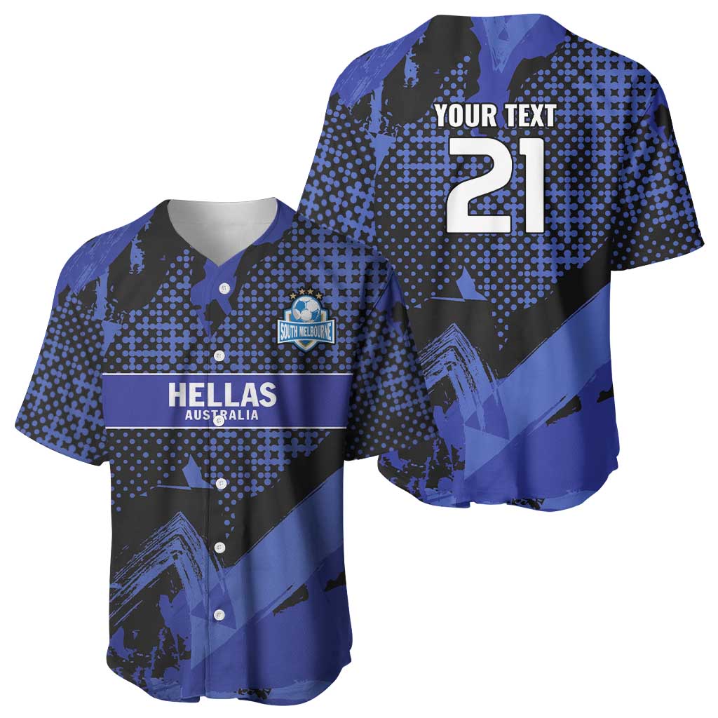 Custom Oceania Football South Melbourne Baseball Jersey Hellas Australia Pride