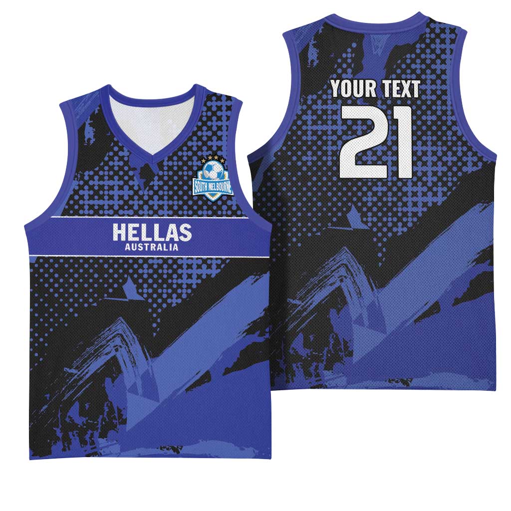 Custom Oceania Football South Melbourne Basketball Jersey Hellas Australia Pride