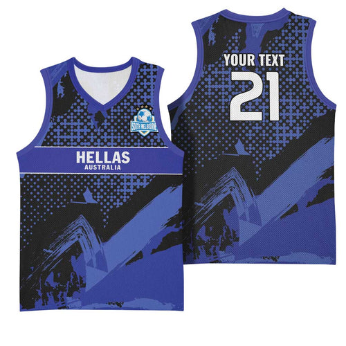 Custom Oceania Football South Melbourne Basketball Jersey Hellas Australia Pride