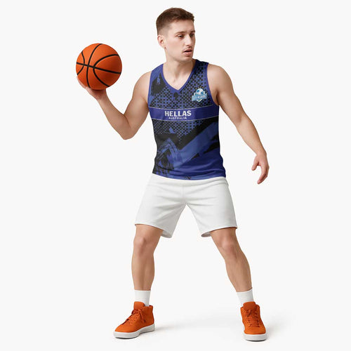 Custom Oceania Football South Melbourne Basketball Jersey Hellas Australia Pride