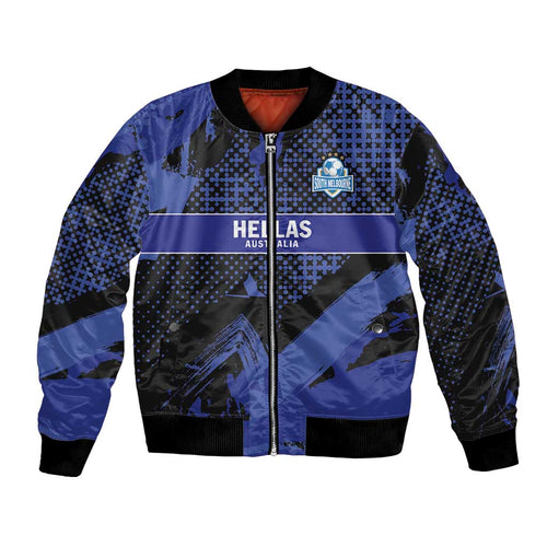 Custom Oceania Football South Melbourne Bomber Jacket Hellas Australia Pride