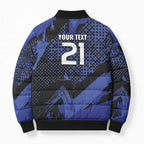 Custom Oceania Football South Melbourne Bomber Puffer Jacket Hellas Australia Pride