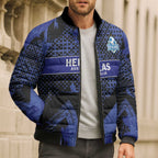 Custom Oceania Football South Melbourne Bomber Puffer Jacket Hellas Australia Pride