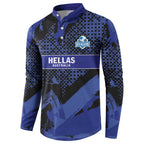 Custom Oceania Football South Melbourne Button Sweatshirt Hellas Australia Pride