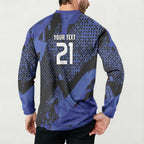Custom Oceania Football South Melbourne Button Sweatshirt Hellas Australia Pride