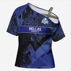 Custom Oceania Football South Melbourne Cross Shoulder Shirt Hellas Australia Pride