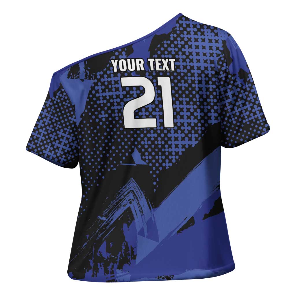 Custom Oceania Football South Melbourne Cross Shoulder Shirt Hellas Australia Pride
