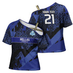Custom Oceania Football South Melbourne Cross Shoulder Shirt Hellas Australia Pride