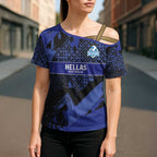 Custom Oceania Football South Melbourne Cross Shoulder Shirt Hellas Australia Pride