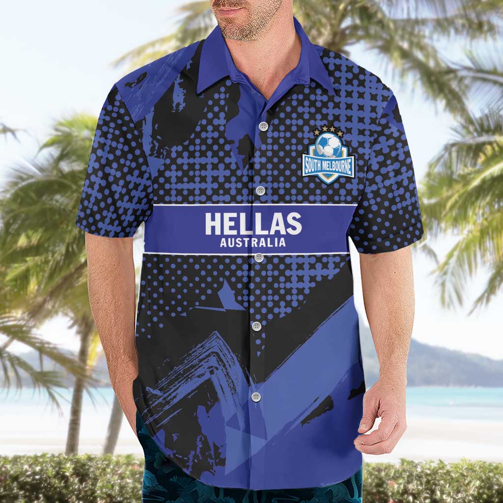 Custom Oceania Football South Melbourne Hawaiian Shirt Hellas Australia Pride