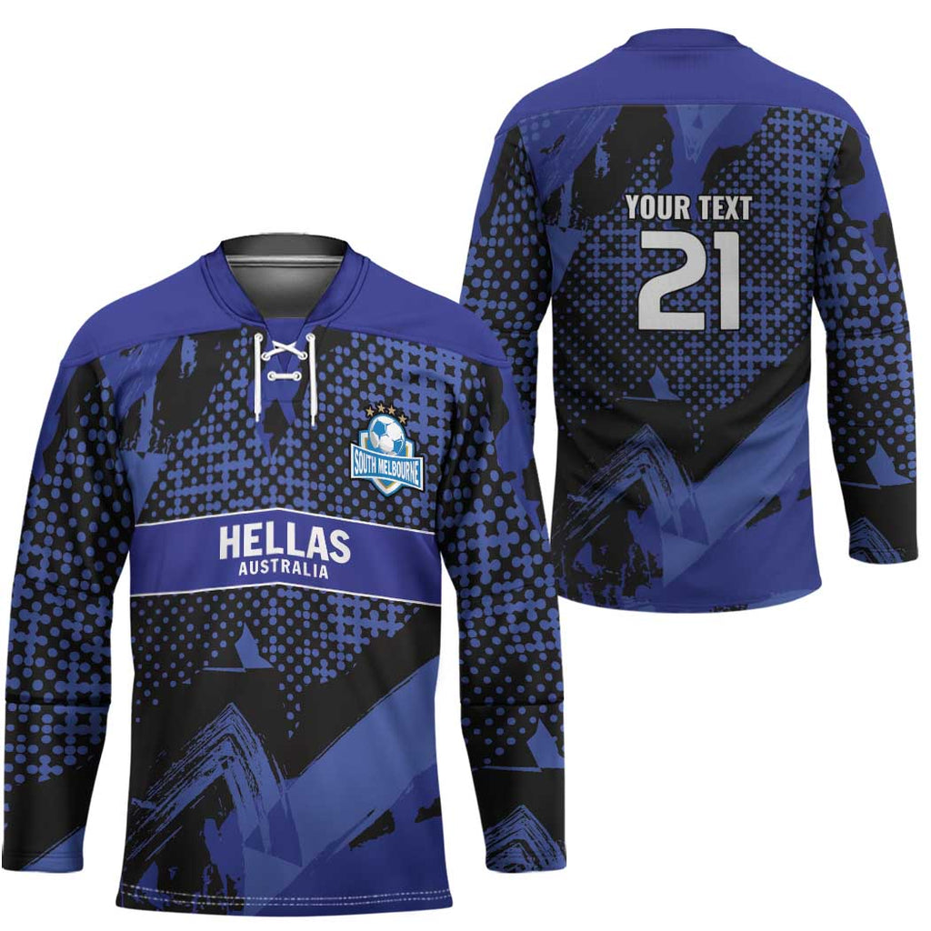 Custom Oceania Football South Melbourne Hockey Jersey Hellas Australia Pride