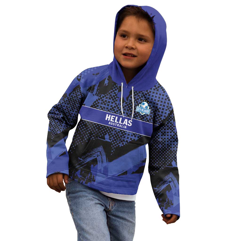 Custom Oceania Football South Melbourne Kid Hoodie Hellas Australia Pride