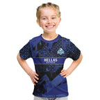 Custom Oceania Football South Melbourne Kid T Shirt Hellas Australia Pride