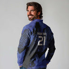 Custom Oceania Football South Melbourne Long Sleeve Polo Shirt Hellas Australia Pride
