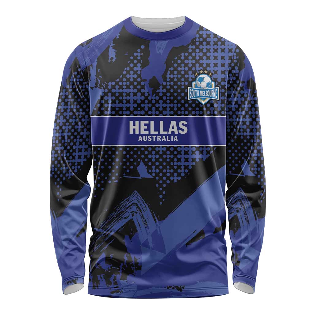 Custom Oceania Football South Melbourne Long Sleeve Shirt Hellas Australia Pride